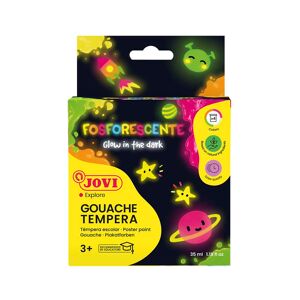 Jovi Tempera  Fluorescente 4 colores
