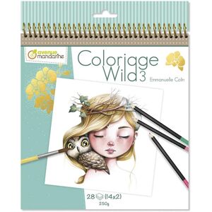 Avenue Mandarine Cuaderno para colorear  Wild 3