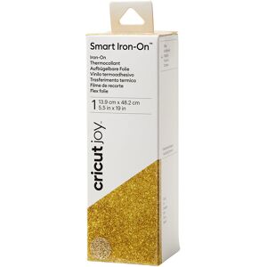 Cricut Joy Vinilo Smart Iron-on 14x48 oro glitter