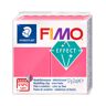 FIMO Pasta moldear  Effect rojo translúcido