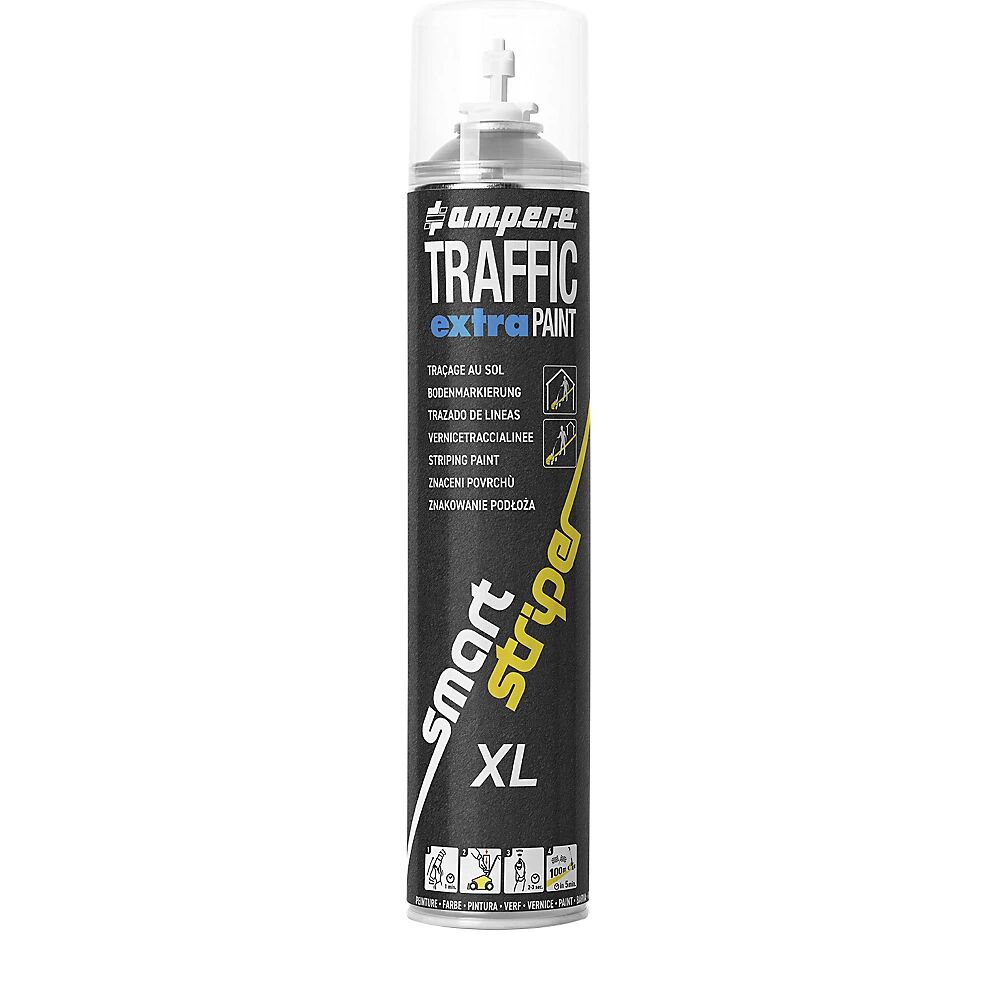 Ampere Pintura de señalización Traffic extra Paint® XL, contenido 750 ml, UE 6 botes, blanco