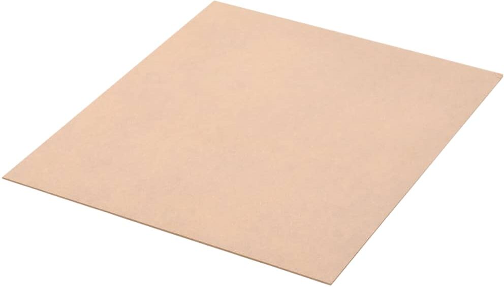 vidaXL Láminas de MDF cuadradas 20 unidades 60x60 cm 2,5 mm