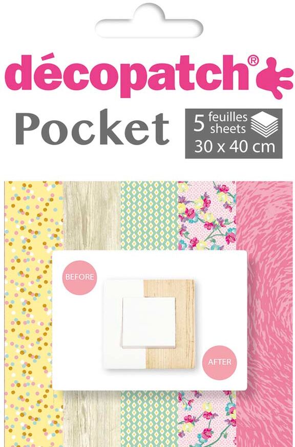 Décopatch Papel  Pocket Collection núm.18 5 hojas