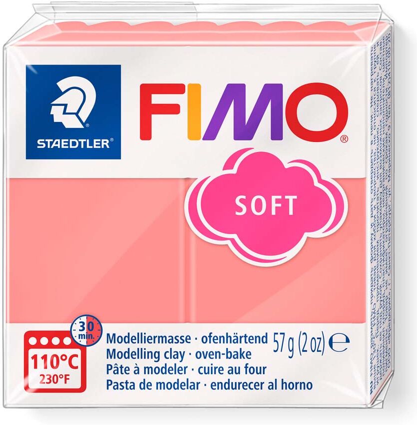 FIMO Pasta moldear  Soft 57g rosa