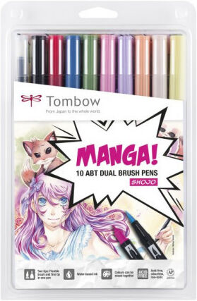 Tombow Rotuladores ABT  Manga 2 10 colores