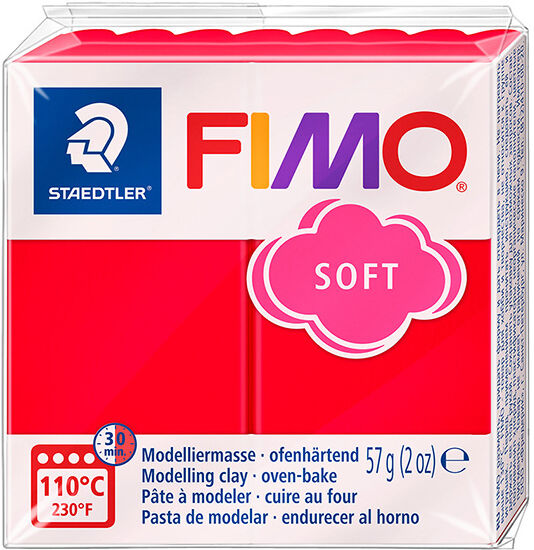 FIMO Pasta moldear  Soft 57g rojo