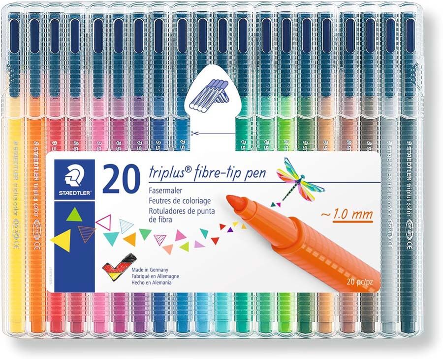 Staedtler Rotuladores  Triplus 20 colores