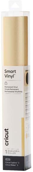 Cricut Vinilo Smart permanente 33X91 glitter oro