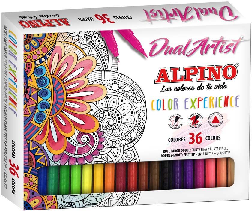 Alpino Rotuladores  Dual Artist C. Experience 36 colores