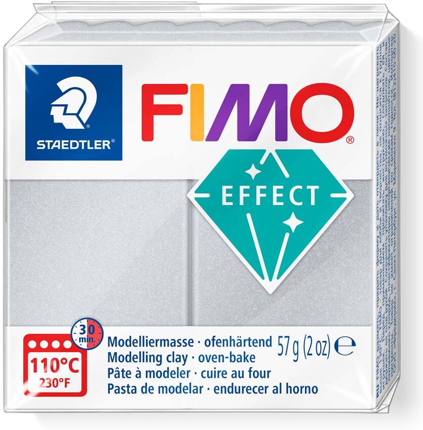 FIMO Pasta moldear  Effect plata perla