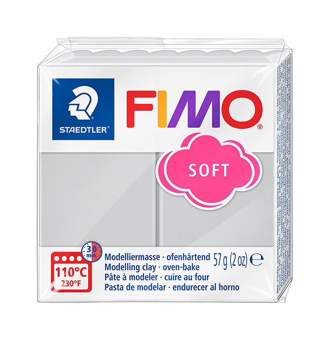 FIMO Pasta moldear  Soft 57g gris claro