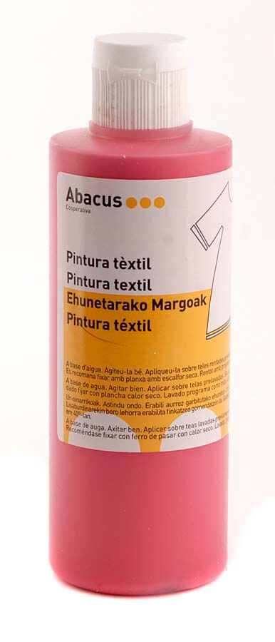 Abacus Pintura textil  200ml rosa