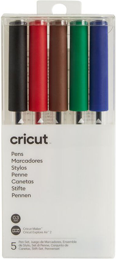 Cricut Rotuladores Infusible Ink 0,3mm básicos 5 colores