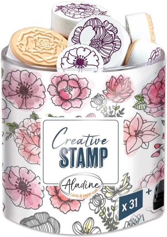 Aladine Creative Stamps  Flores