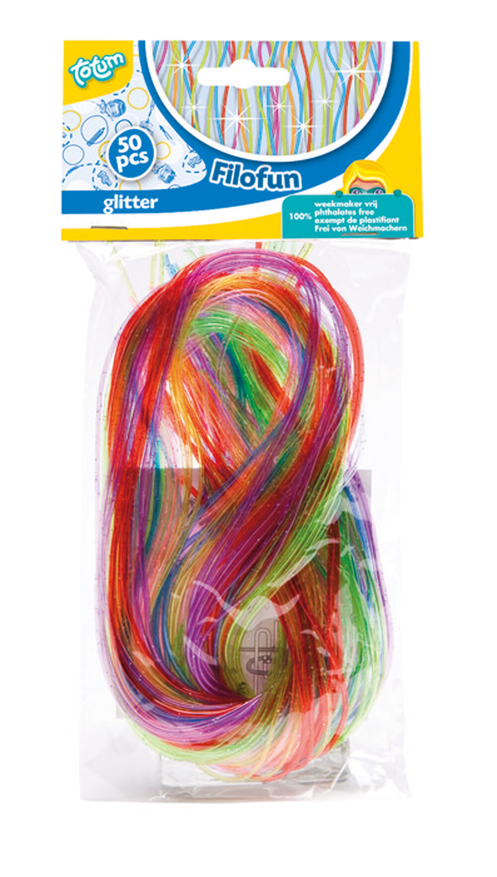 Totum Juego Filofun glitter 80 cm. 50 unidades