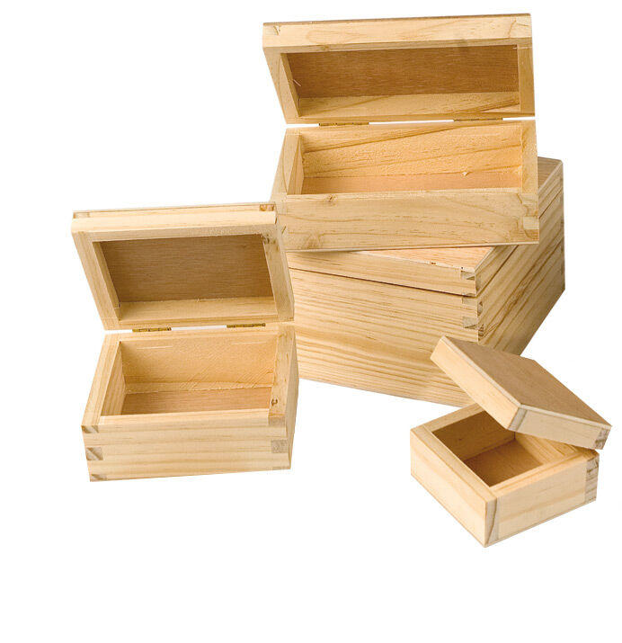 Faibo Caja de madera  120x120x65mm