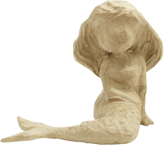 Décopatch Figura papel maché  Sirena 16cm