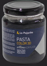 La Pajarita PASTA RELIEVE COLOR NEGRO