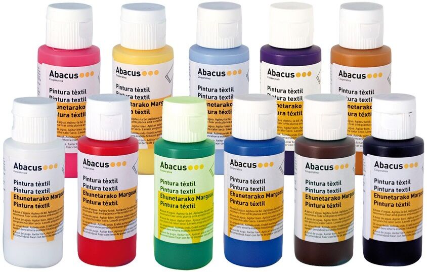 Abacus Pintura textil  60 ml Negro