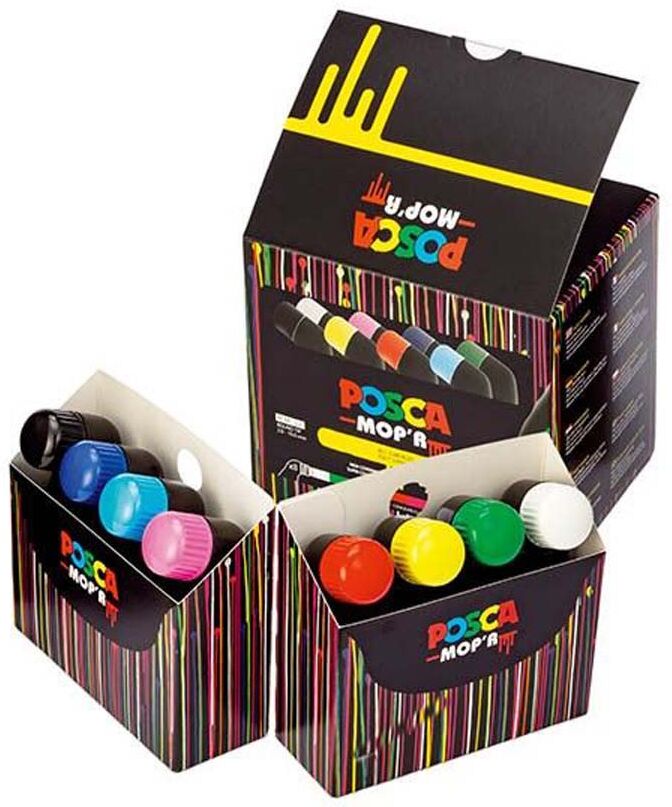 POSCA Marcador  Mop'r PCM-22 pack 8 colores