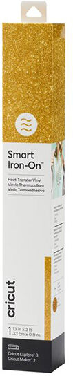 Cricut Vinilo Smart Iron-On 33x91 oro glitter