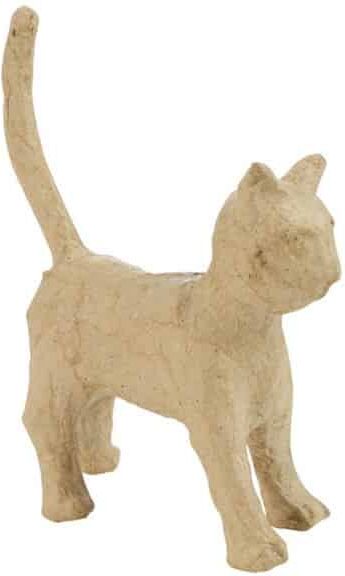 Décopatch Figura papel maché  Gato 10cm