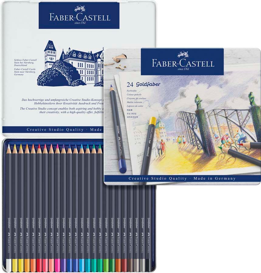 Faber-Castell Lápiz  Goldfaber 24 colores