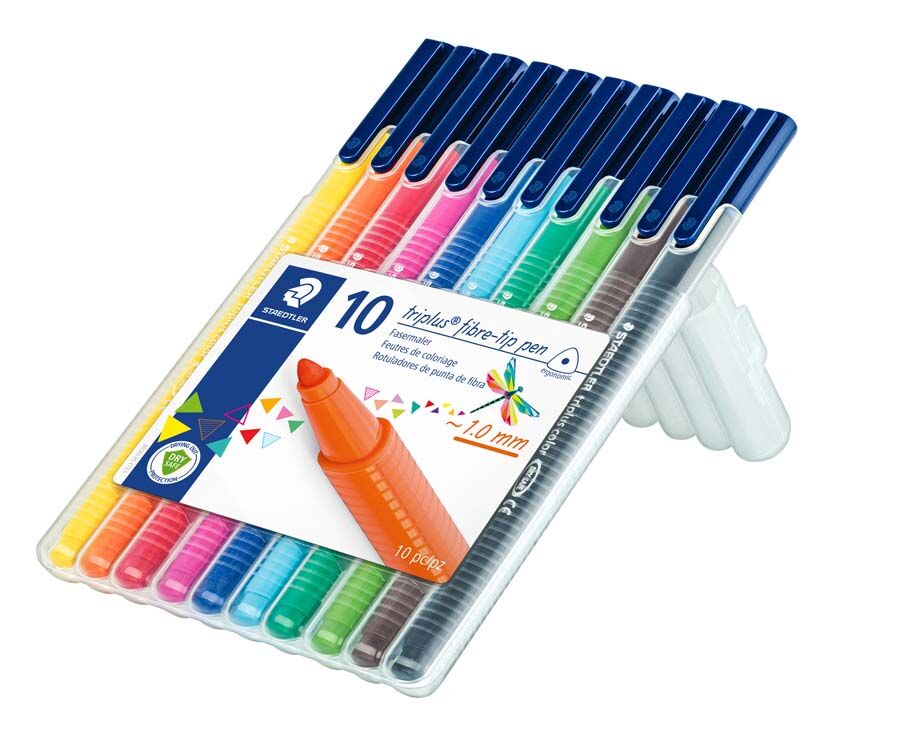 Staedtler Rotuladores  Triplus 10 colores