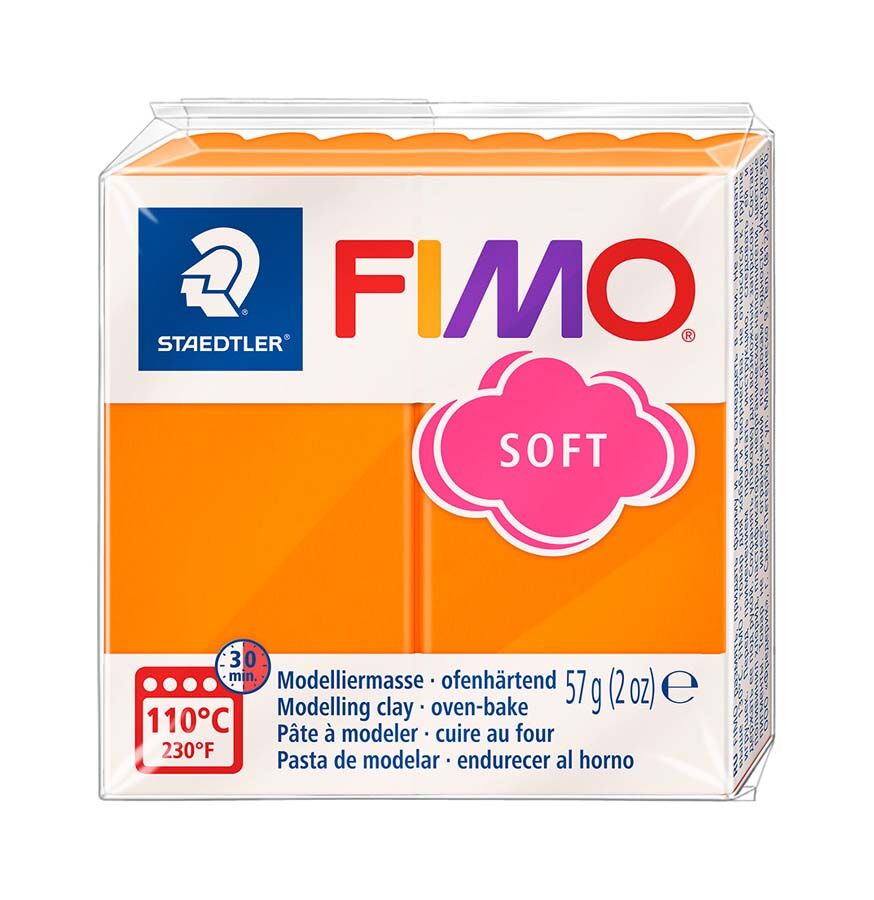 FIMO Pasta moldear  Soft 57g naranja
