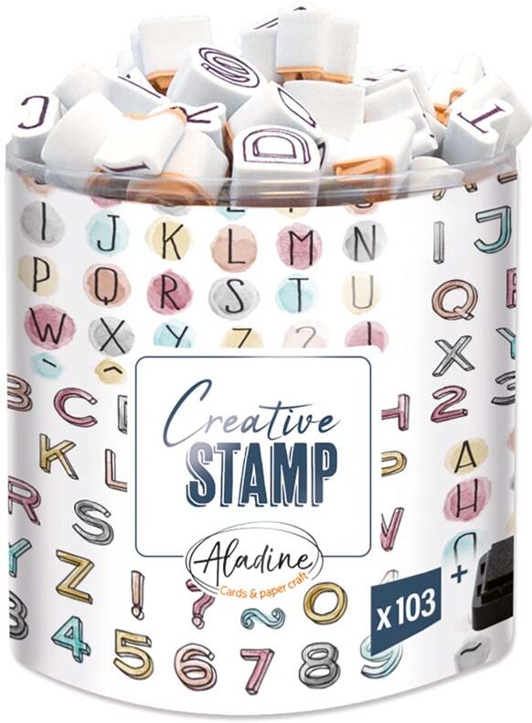 Aladine Creative Stamps  Abecedarios 3u