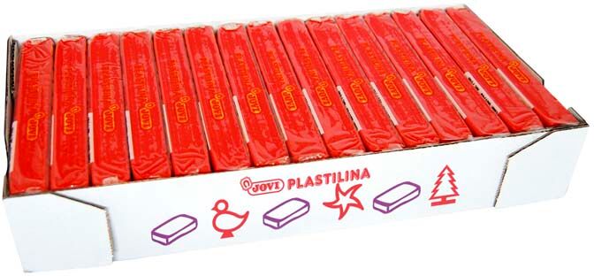 Jovi Plastilina  150g rojo 15u