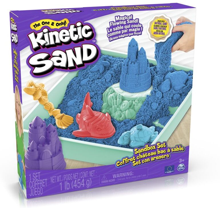 Spin Master Kinetic Sand caja set azul