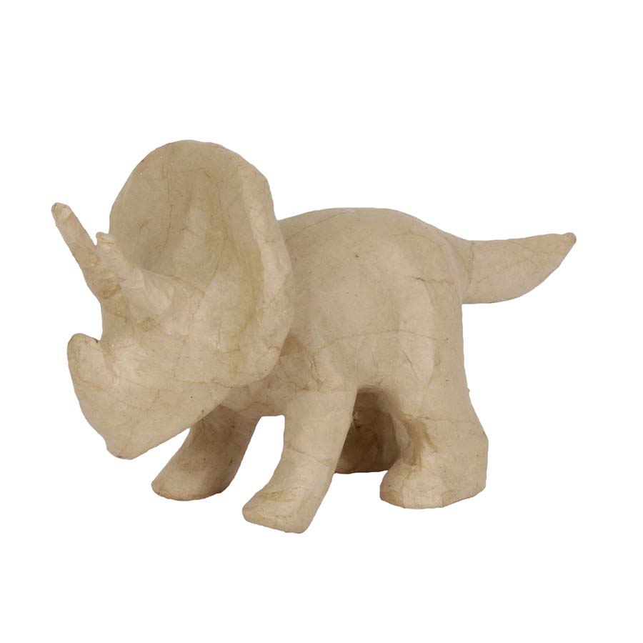 Décopatch Figura papel maché  Triceratops