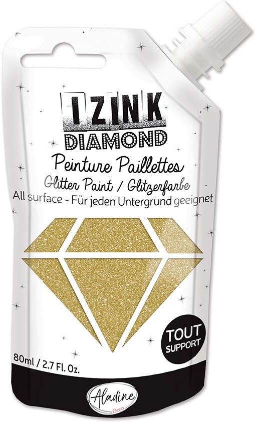 Aladine Pintura Izink Diamond  Oro Pastel