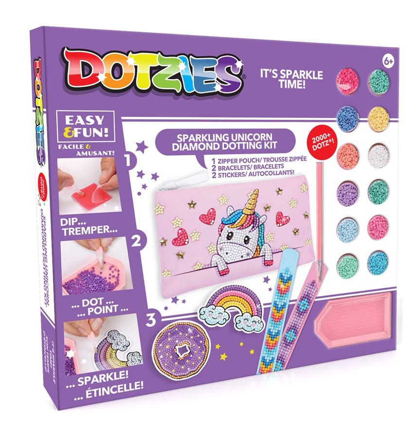 Diamond Dotz Dotzies Pack Unicorn Activity