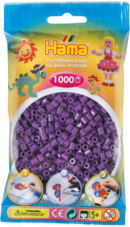 Hama Cuentas lila 1000 unidades