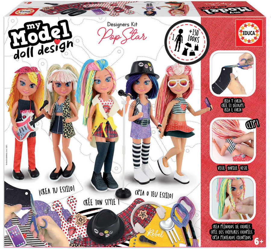 Educa Borras My Model. Doll Design. Pop Star