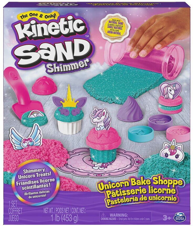 Spin Master Kinetic Sand pastelería unicornio