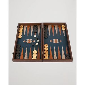 Manopoulos Wooden Creative Boho Chic Backgammon - Sininen - Size: 46 50 52 54 - Gender: men