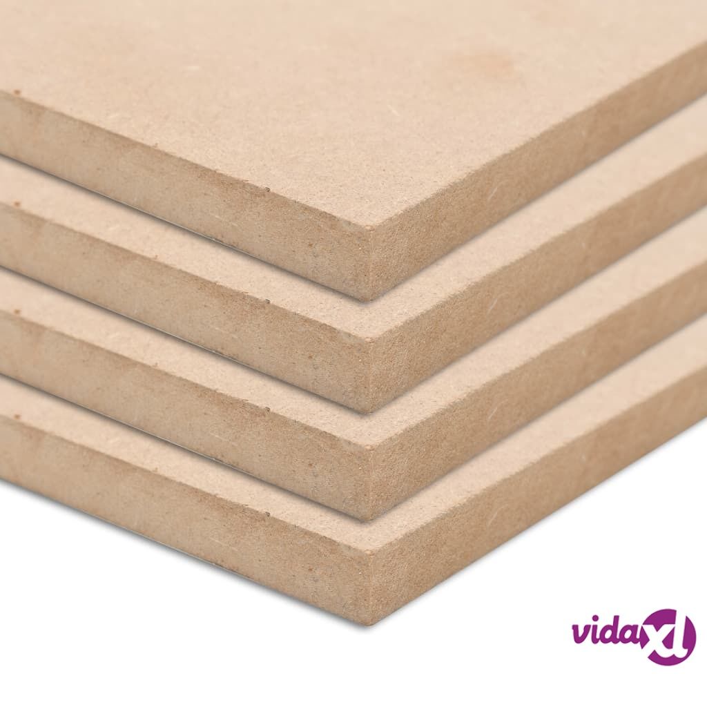 vidaXL MDF-levyt 4 kpl neliö 60x60 cm 25 mm