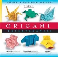 Tuttle Publishing Origami Extravaganza! Folding Paper, a Book, and a Box Muu