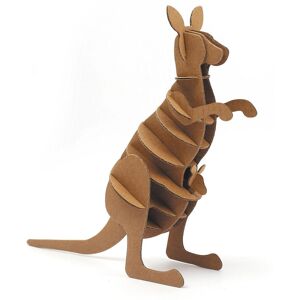 Maquette kangourou 3D en carton à monter soi-même