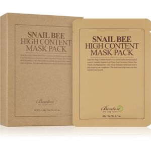 Benton Snail Bee masque tissu soin complet à l'extrait de bave d'escargot 10 × 20 g