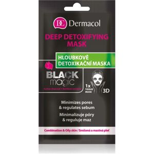 Dermacol Black Magic masque en tissu détoxifiant 1 pcs