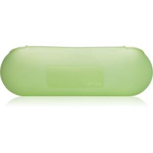 Lékué Reusable Baguette Case étui en silicone pour baguette coloration Translucent Green 1 pcs