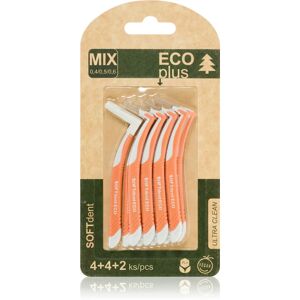 SOFTdent ECO Interdental brushes brossettes interdentaires Mix - 0,4/0,5/0,6 mmm 10 pcs