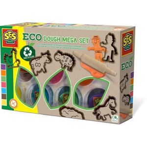 SES Creative® Pate a modeler animaux kit geant ecologique
