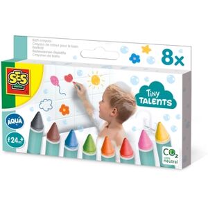 SES Creative® Jouet de bain crayons de couleur 8 pieces