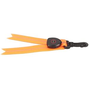 SUEH Porte-clés Réfléchissants en PVC, Mode Pendentif Réfléchissant en PVC Imperméable et Lavable Réglable pour Animaux de Compagnie (Orange) - Publicité