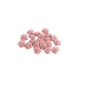 Creativery Lot de 20 mini roses en satin 10 mm Roses Pour loisirs créatifs et bijoux Vieux rose - Publicité